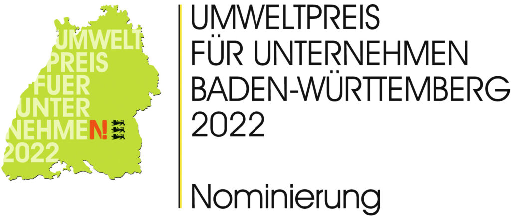 Neuigkeit von KOCH - wir sind für den Umweltpreis Baden-Württemberg 2022 nominiert.