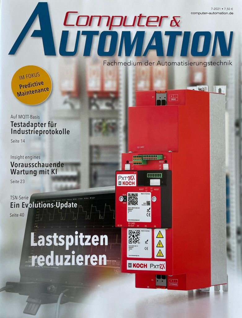 KOCH Veröffentlichung in der Computer & Automation zum Thema "Lastspitzen reduzieren".